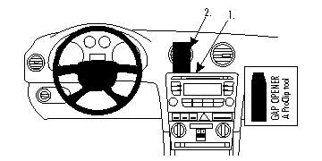 ProClip Monteringsbygel Audi A3 07-12 ryhmässä Autohifi / Mikä sopii autooni / Audi / Audi A3 / Audi A3 2004-2013 @ BRL Electronics (240A30712)