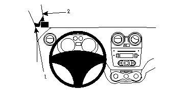 ProClip Monteringsbygel Alfa Romeo MiTo 09-15 ryhmässä Autohifi / Mikä sopii autooni / Alfa Romeo @ BRL Electronics (240ALFMIT09PROC)