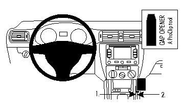 ProClip Monteringsbygel Volkswagen Jetta 11-15 ryhmässä Autohifi / Mikä sopii autooni / Volkswagen / Jetta / Jetta/Vento 2010-2015 @ BRL Electronics (240VWJET11PROC)