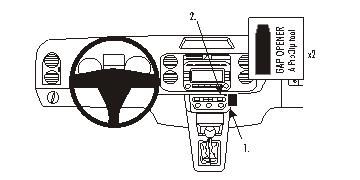 ProClip Monteringsbygel Volkswagen Tiguan 08-15 ryhmässä Autohifi / Mikä sopii autooni / Volkswagen / Tiguan / Tiguan 2007-2015 @ BRL Electronics (240VWTIG08PROC)