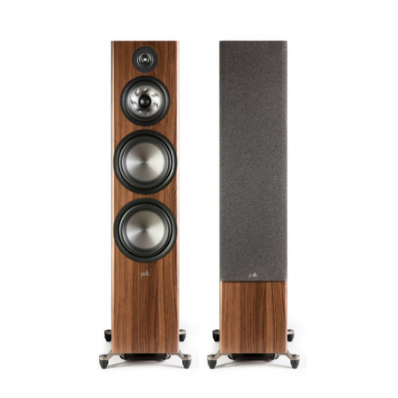 Polk Audio Reserve R700 lattiakaiuttimet, pähkinäpari ryhmässä Kotihifi / Kaiuttimet / Lattiakaiuttimet @ BRL Electronics (354R700WA)