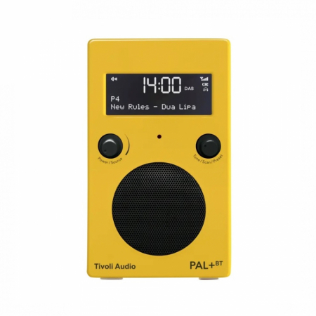 Tivoli Audio PAL+ BT (gen. 2), DAB/FM-radio med Bluetooth, gul ryhmässä Pakettiratkaisut / Paketit kotiin / Mikrostereot @ BRL Electronics (404TAPPBTG2Y)