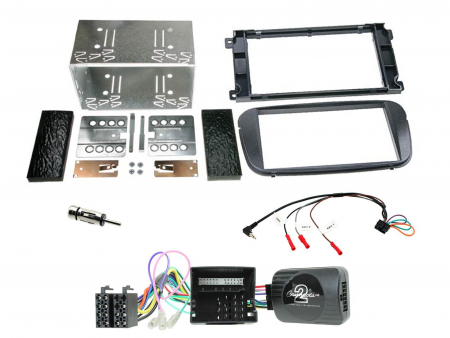 Installationskit 2-DIN Ford Focus/Mondeo 2007->, Matt svart ryhmässä Autohifi / Mikä sopii autooni / Ford / Mondeo / Mondeo 2007-2013 @ BRL Electronics (701CTKFD68)