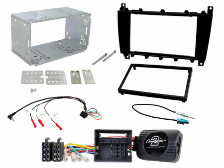 Installationskit Mercedes C-klass W203 2004-2007 ryhmässä Autohifi / Mikä sopii autooni / Mercedes / C-luokka / C-luokka 2001-2007 W203 @ BRL Electronics (701CTKMB01)