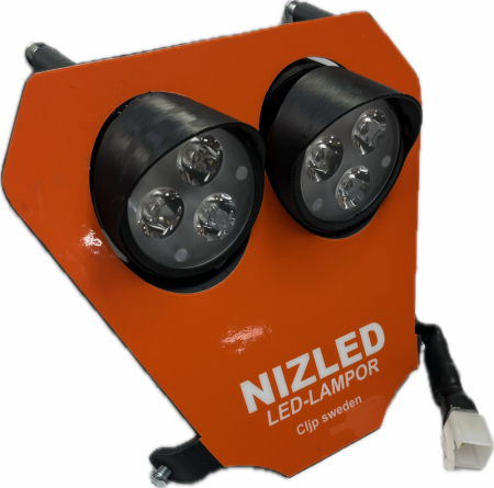 Dubbelkåpa 60w KTM 2020-2023, orange, kallvit 2xE30 NIZLED ryhmässä Autohifi / LED-valaistus / Enduro / Lampkåpor @ BRL Electronics (871KTM20E30F)