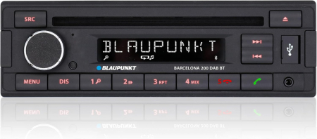 Blaupunkt Barcelona 200 DAB BT, retro autoradio Bluetoothilla ja DAB:lla ryhmässä Autohifi / Autostereot / 1-din @ BRL Electronics (873BARCELONA200DABBT)