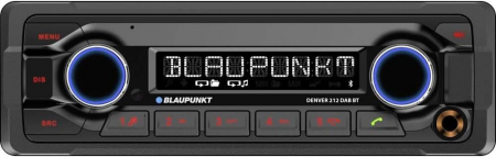 Blaupunkt Denver 212 DAB BT, vankka autostereo Bluetoothilla & 3 paria linjalähtöjä ryhmässä Autohifi / Autostereot / 1-din @ BRL Electronics (873DENVER212DABBT12V)