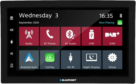 Blaupunkt Rotterdam 600 DAB, autostereo CarPlay/Android Auto -tuella ryhmässä Autohifi / Autostereot / 2-din @ BRL Electronics (873ROTTERDAM600DAB)