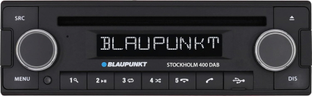 Blaupunkt Stockholm 400 DAB, retro autoradio Bluetoothilla ja DAB+:lla ryhmässä Autohifi / Autostereot / 1-din @ BRL Electronics (873STOCKHOLM400DAB)