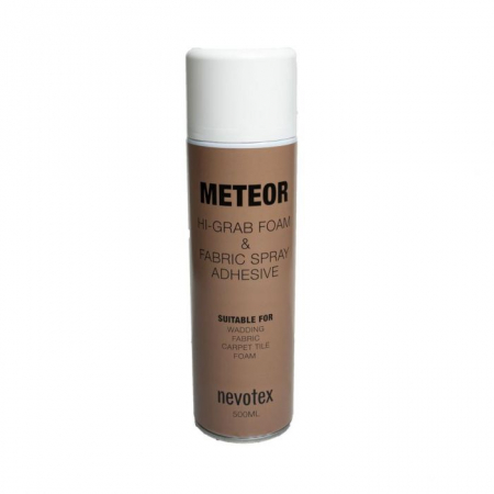 Nevotex Meteor spraylim, 500 ml ryhmässä Autohifi / Tarvikkeet /  Rakennusmateriaalit / Matot ja kaiutinkankaat @ BRL Electronics (9506570095)