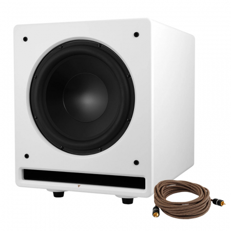 Dynavoice Challenger CSB-V12 aktiivinen subwoofer, valkoinen + subwooferkaapeli ryhmässä Kotihifi / Kaiuttimet / Subwooferit @ BRL Electronics (SETCSBV12PKT4)