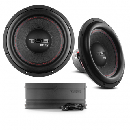 2-pack DS18 GEN-XX15.4DHE G3600.1D:llä, peruspaketti ryhmässä Pakettiratkaisut / Paketit autoon / Subwooferpaketit @ BRL Electronics (SETGENXX154DHEPKT1)