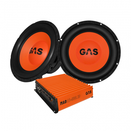 2-pakkaus GAS MAD S1-104 & MAD A1-500.1D, 10