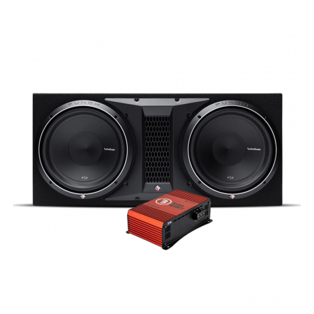 Rockford Fosgate P2-2X12 & Bass Habit SPL ELITE 1200.1DF, bassopaketti ryhmässä Pakettiratkaisut / Paketit autoon / Subwooferpaketit @ BRL Electronics (SETP22X12PKT2)