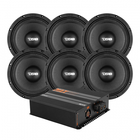 6-pack DS18 PRO-FU10.4 MAX PA1-1500.2DZ1:llä, SPL-paketti ryhmässä Pakettiratkaisut / Paketit autoon / SPL-sarja @ BRL Electronics (SETPROFU104PKT1)