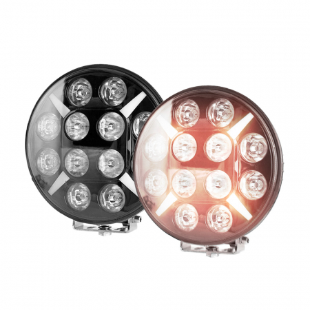 2-pakkaus NIZLED R120DRL, 9 tuumaa / 22 cm lisävalo DRL:llä, 120W ryhmässä Autohifi / LED-valaistus / LED-valot / Lisävalot @ BRL Electronics (SETR120CSPKT2)