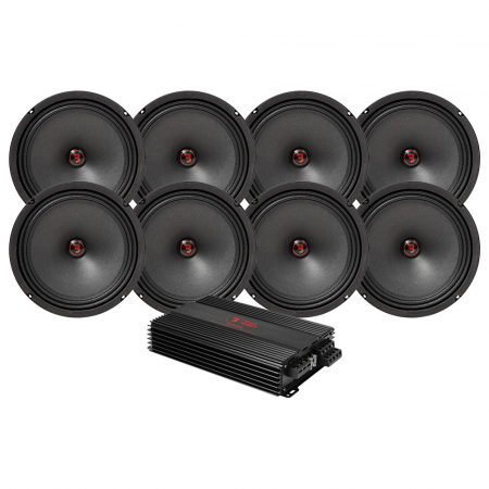 8-pakkaus Bass Habit Rebel SR200M RA800W:llä, large ryhmässä Pakettiratkaisut / Paketit autoon / SPL-sarja @ BRL Electronics (SETSR200PKT2)