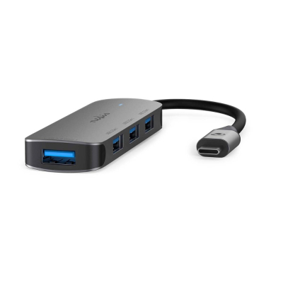 Nedis USB-C-keskitin, 4 USB-A-porttia, 5 Gbit/s