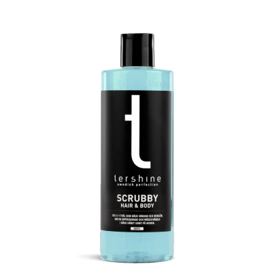 Tershine Scrubby - Hair & Body, hiusshampoo & suihkusaippua, 500 ml
