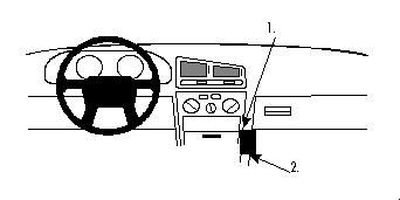 ProClip Monteringsbygel Mitsubishi Galant 93-97