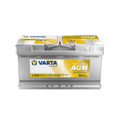Varta LA95 Kaksoiskäyttö AGM 850A 95Ah, käynnistysakku