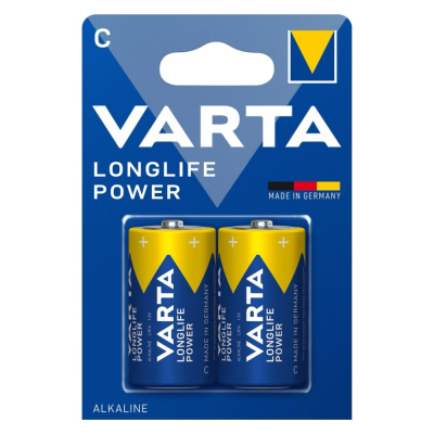 Varta Longlife Power C, alkaliparistot, 2 kpl