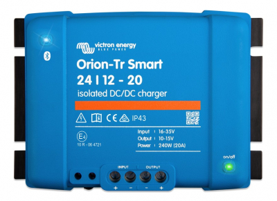Victron Orion-Tr Smart DC-DC-laturi, 24V sisään 12V ulos, eristetty 20A