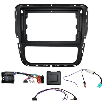 Auto-Connect asennussarja 9 tuuman autosoittimelle, Volkswagen Passat B7 2011-2015, manuaali-ilmastointi