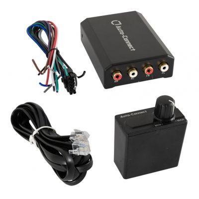 Auto-Connect HLCL34, korkea/matalatason muunnin etäohjauksella