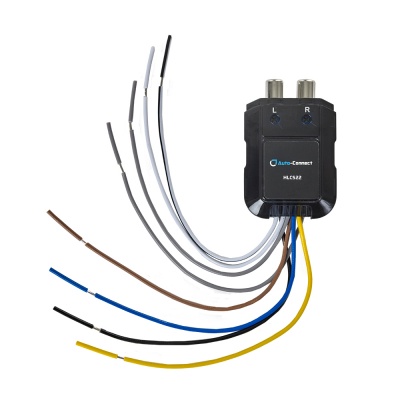 Auto-Connect HLCS22 2-kanavainen korkea/matala-tason muunnin