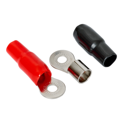 Auto-Connect punainen ja musta rengasliitin M8, 53 mm²