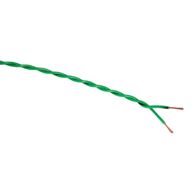 Auto-Connect kierretty OFC-kaiutinkaapeli 2x0,5 mm², vihreä juoksumetri