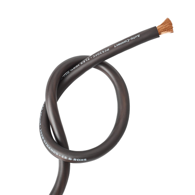 Auto-Connect musta virtakaapeli OFC 53.7mm², metritavara