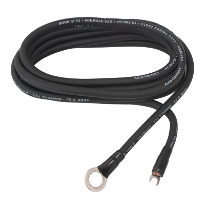 Auto-Connect 2.5 metrin virtajohto CCA 10.2mm², musta