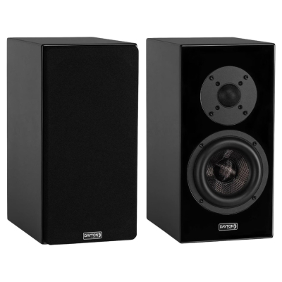 Dayton Audio OPAL1 jalustakaiutin, kiiltävän musta pari