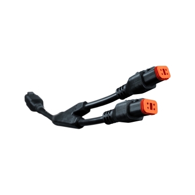 Strands Pro DT-haaroitin, 4-napainen 2x 4-napaiseen liittimeen