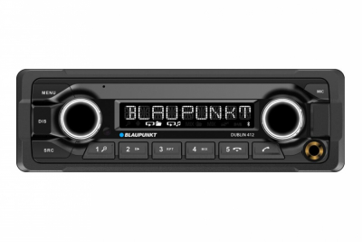 Blaupunkt Dublin 412, kestävä stereo Bluetoothilla ja 3 paria matalan tason lähtöjä