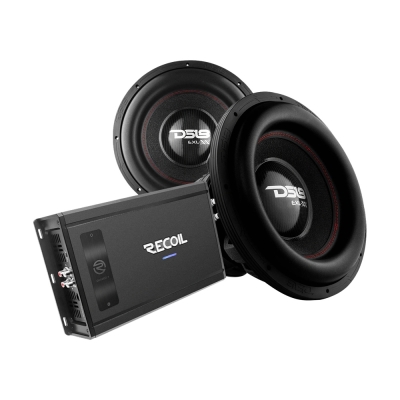 2-pack DS18 EXL-XX15.4DHE Recoil DII 5000.1:n kanssa, 2x15