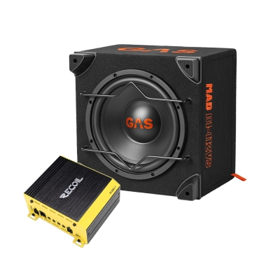 GAS MAD B1-112VS bassopaketti Recoil RL680.1:n kanssa