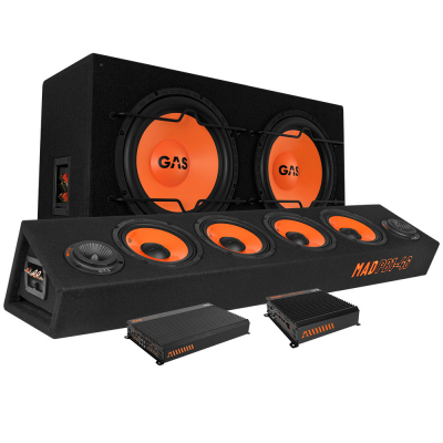 GAS MAD B1-212 & MAD A2-600.1DFL yhdessä GAS MAD PB1-46, raggarpaketti