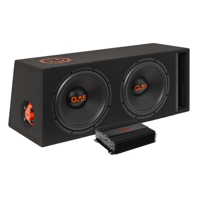 GAS MAD B2-212V Bass Habit RA2000W:n kanssa, bassopaketti