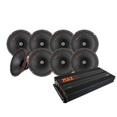 8-pack GAS MAD PM3-84N MAX A2-150.4:n kanssa, SPL-paketti