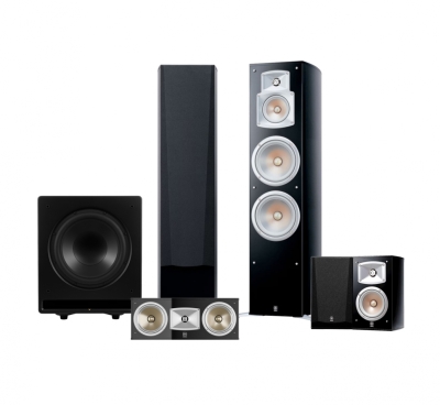 Yamaha NS-777 surroundjärjestelmä subwooferilla, 5.1 kotiteatteripaketti