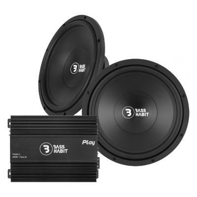2-pack Bass Habit P300 & Play Power 600.1 (gen. 2), bassarja