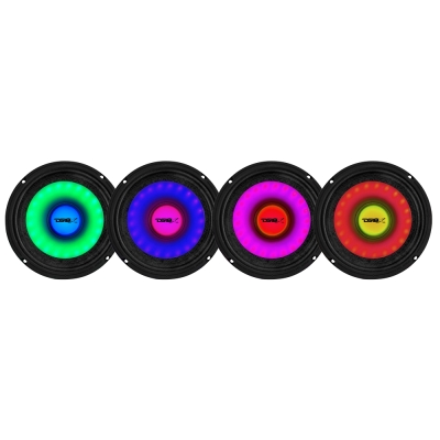 4-pack DS18 PRO-X6.4RGB, 6,5 tuuman RGB LED-keskiäänet