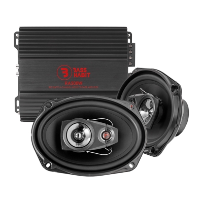 Bass Habit R690 RA500W:llä, hyllypaketti