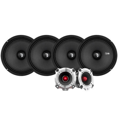 4-pack Bass Habit SP165M SP25HT:n kanssa, SPL-paketti