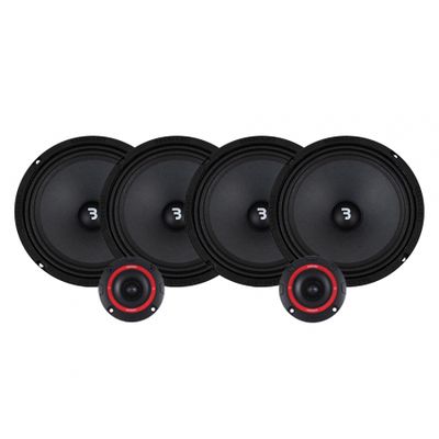 4-pack Bass Habit Play SP200M SP25A SPL-paketti, keskikoko